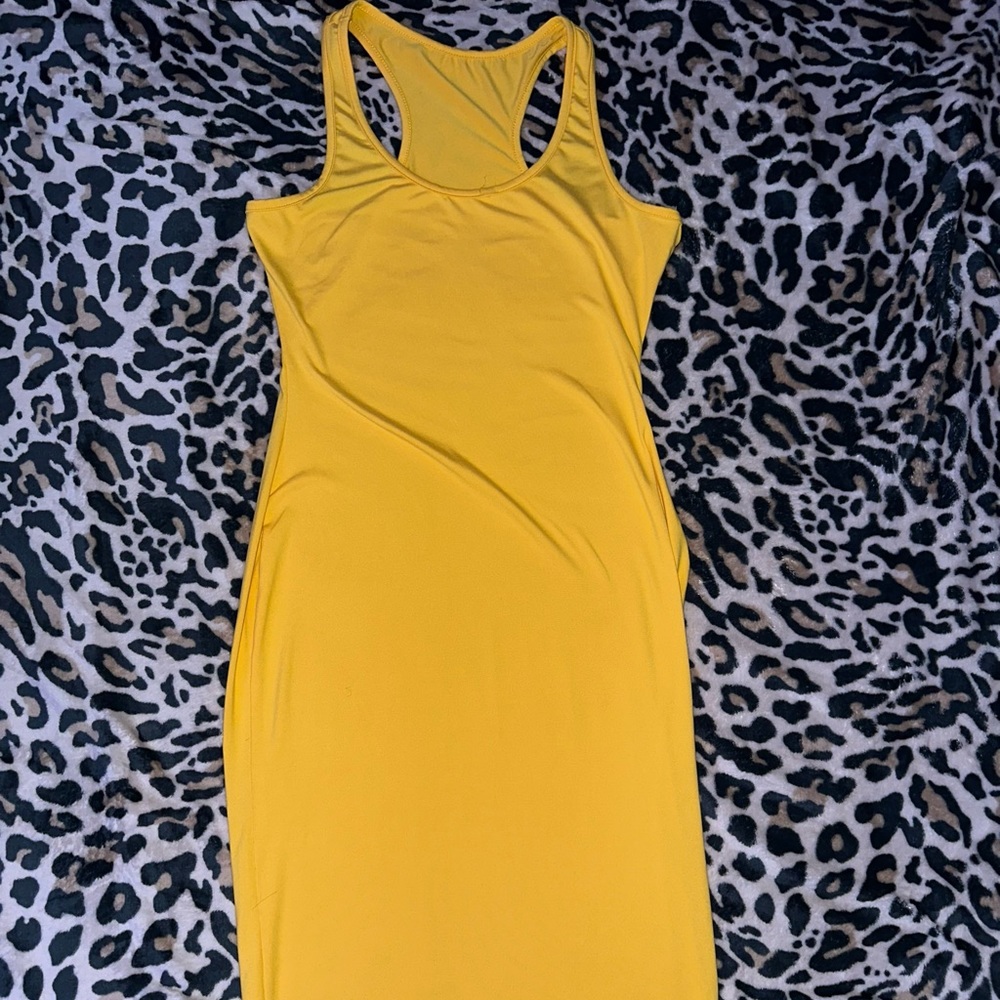 Yellow Bodycon Dress